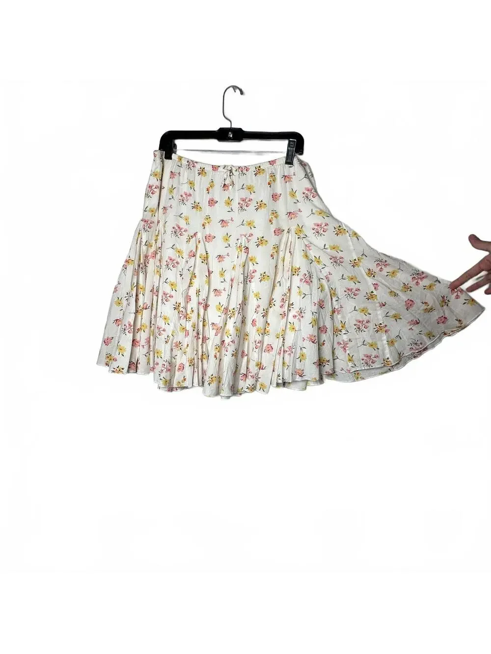 Faded Glory Y2K Floral Full Swing Skirt Girls XL 14/16 Cottagecore